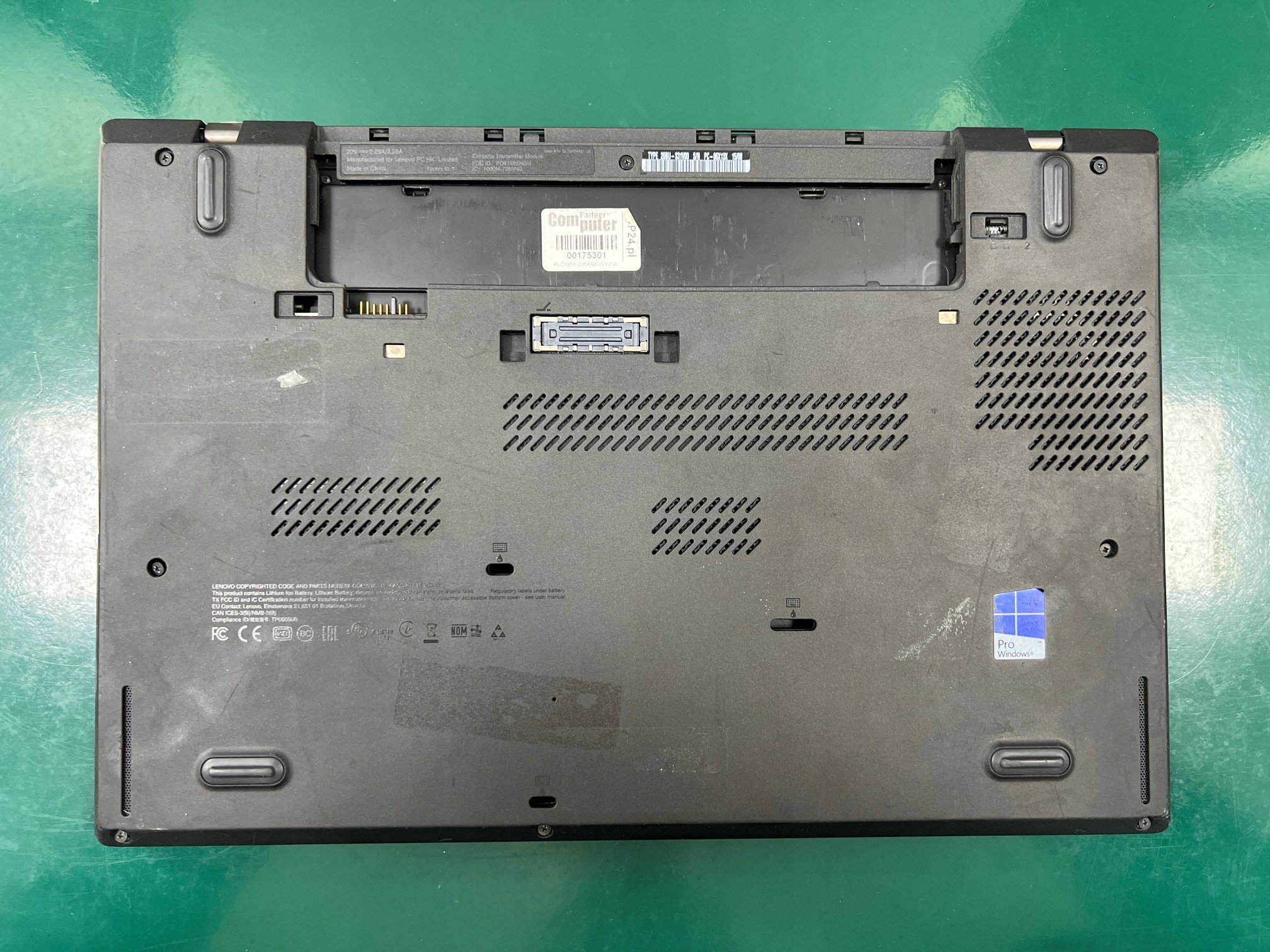 LENOVO ThinkPad T450 CORE i5 na części Układ klawiatury US international (qwerty)