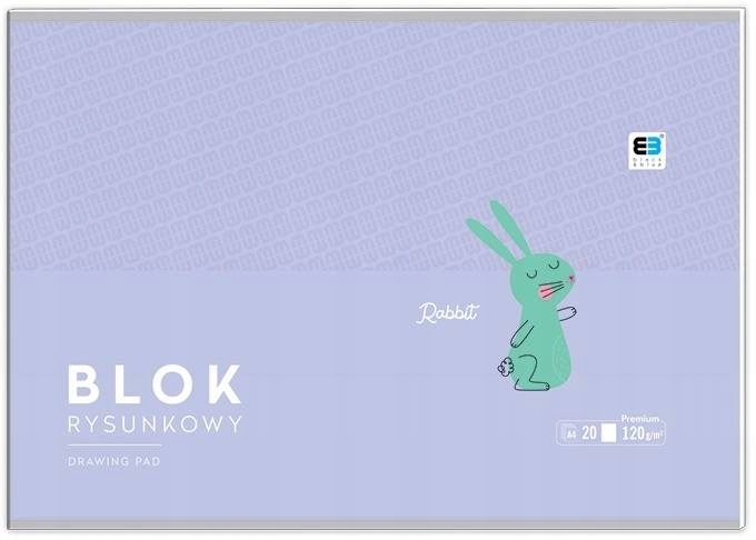 Blok Rysunkowy A4 20 Kartek Białych Interdruk Kolor biały