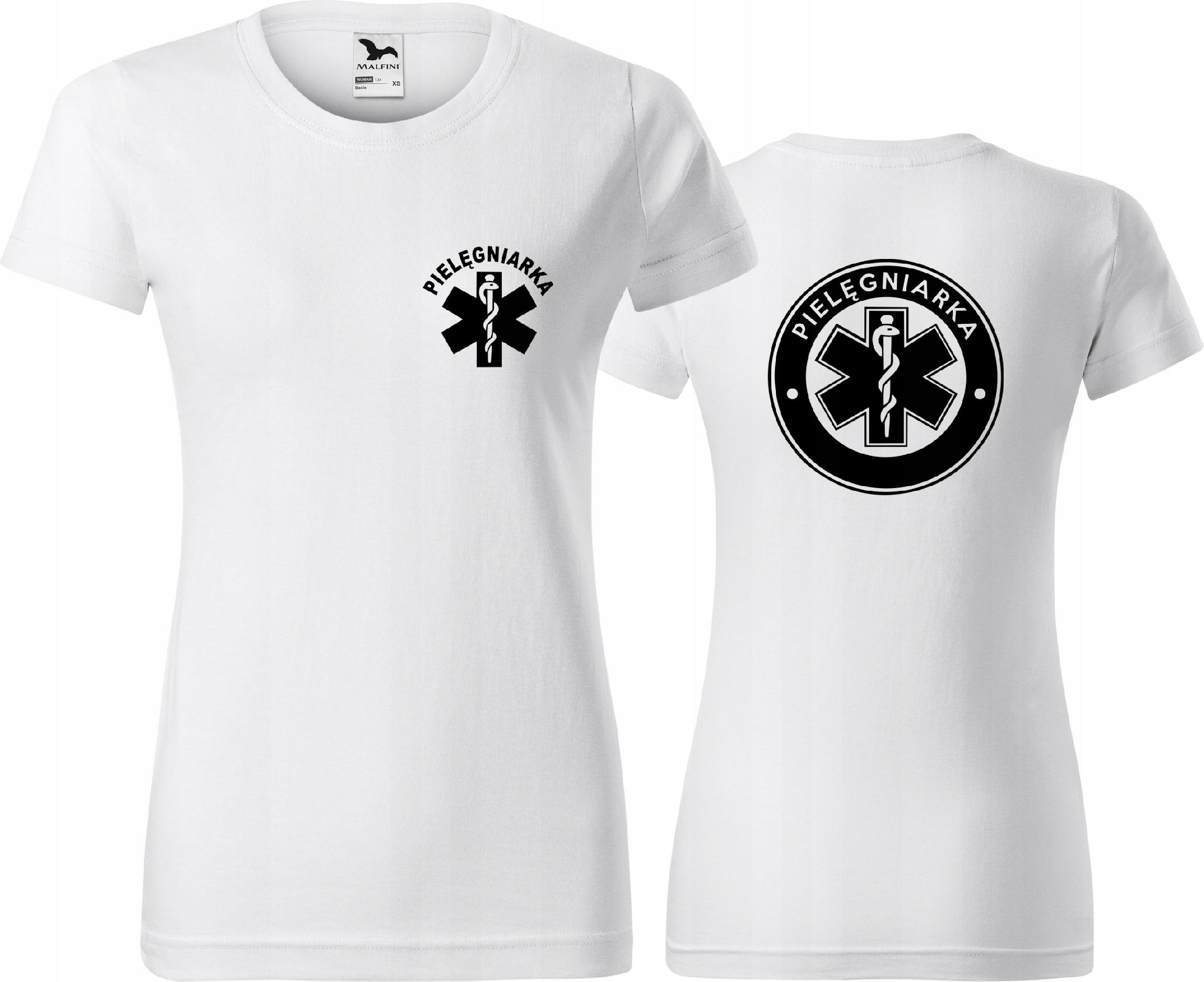 

Damska koszulka medyczna Pielęgniarka T-shirt Xs