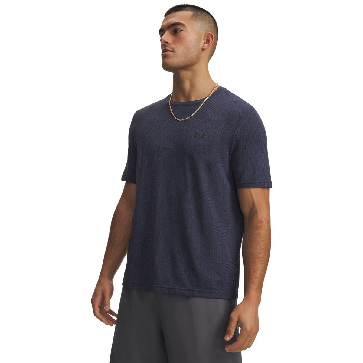 Męska koszulka treningowa Under Armour Vanish Seamless Novelty Ss Szary L