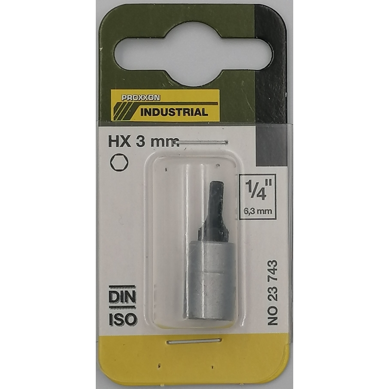 

Proxxon 23743 nasadka imbusowa Hx 3 mm 1/4 cala