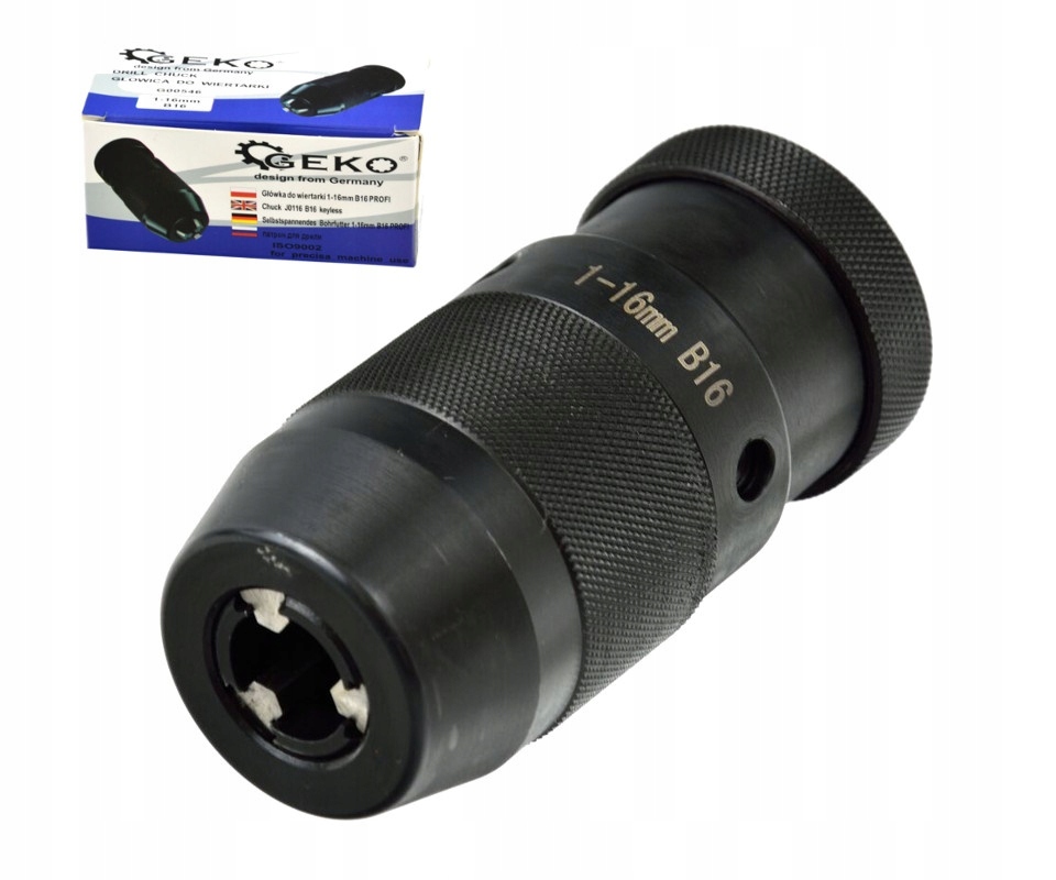 

Geko Główka Do Wiertarki 1-16mm B16 Główki Profi