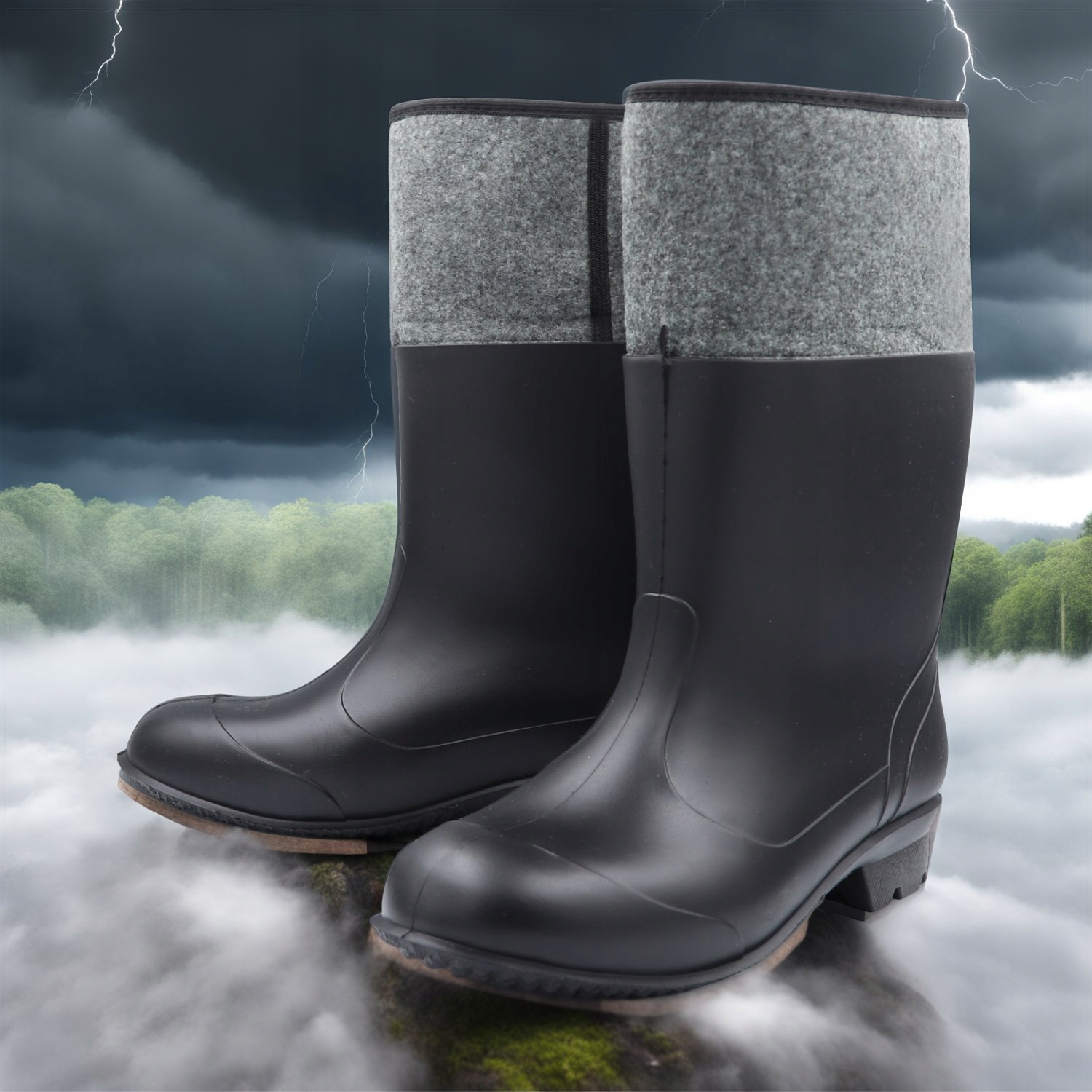 GUMOFILCE BUTY MĘSKIE ROBOCZE GUMIAKI KALOSZE 45 Rozmiar 45