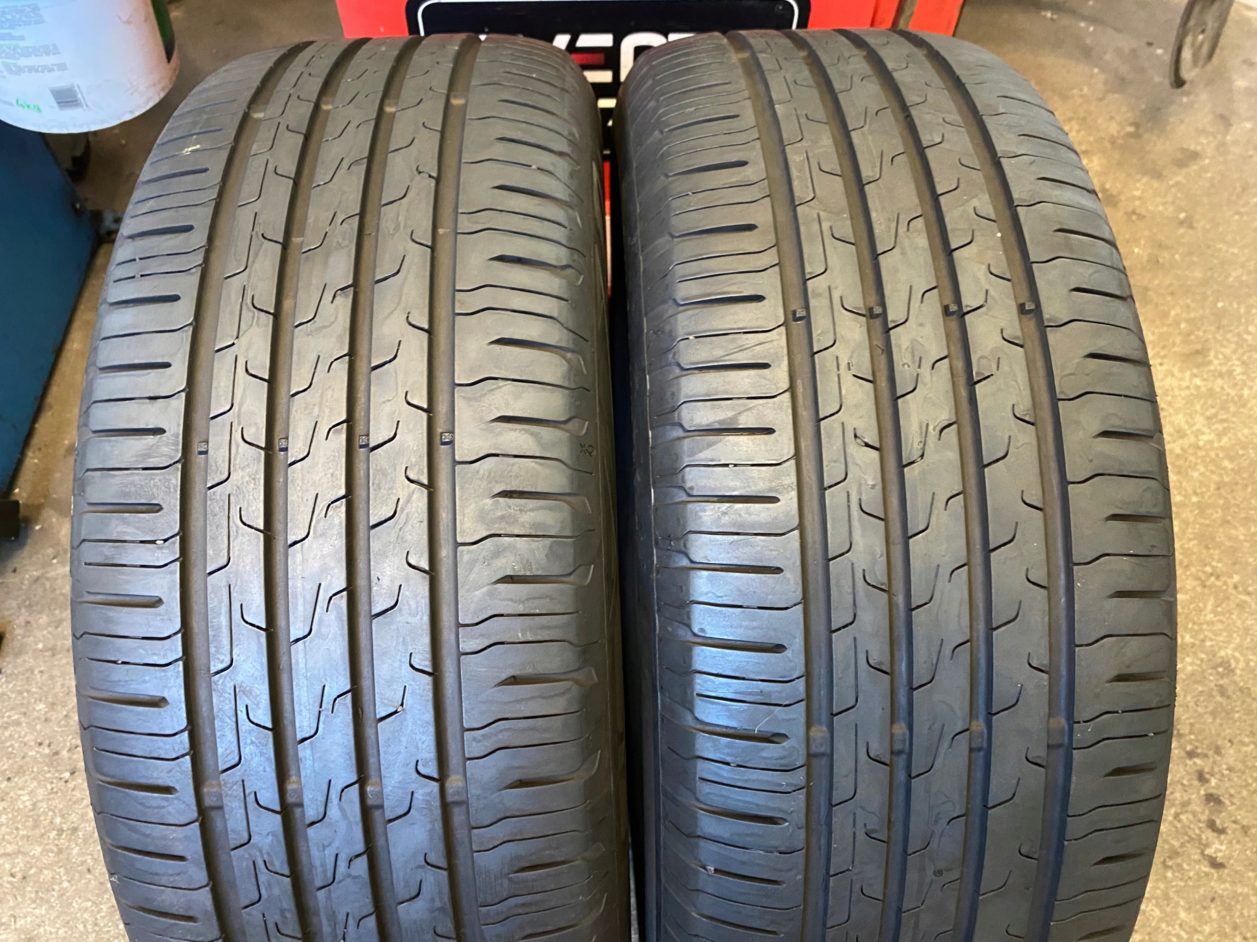 2 tyres summer 205/55R16 Continental EcoContact 6 6mm