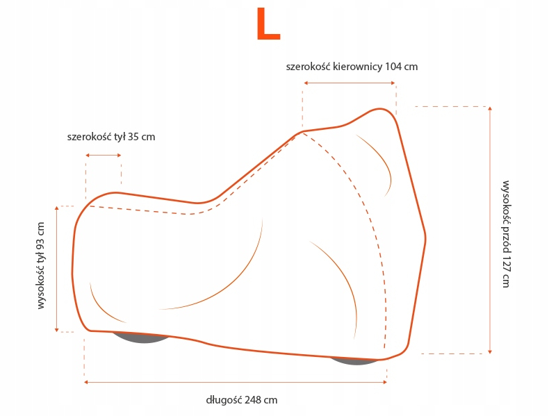 POKROWIEC PLANDEKA NA MOTOCYKL L HARLEY DAVIDSON Producent Carpassion