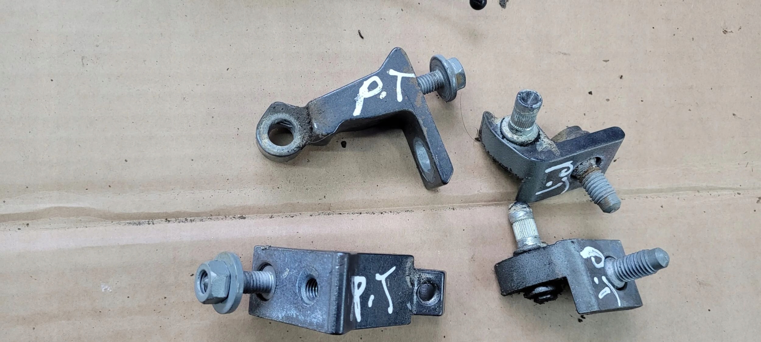 A6 C7 4G S6 hinge hinges door right right rear part LZ7S