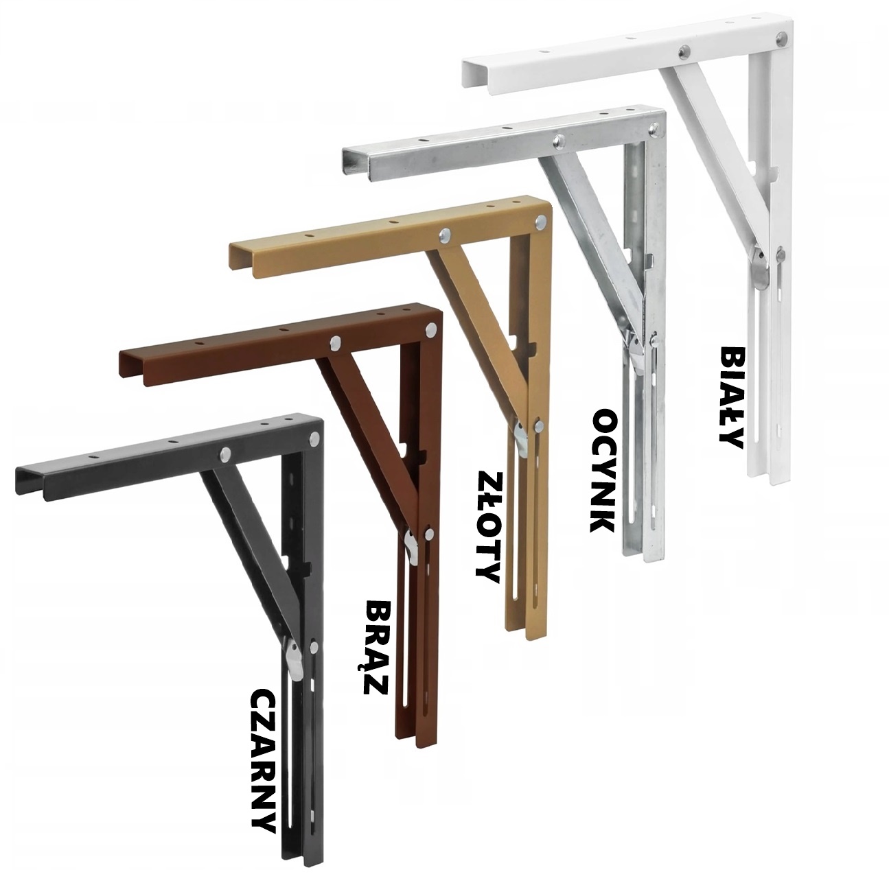 STOLIK ŚCIENNY SKŁADANY półka składana dąb tobacco Marka Twogu