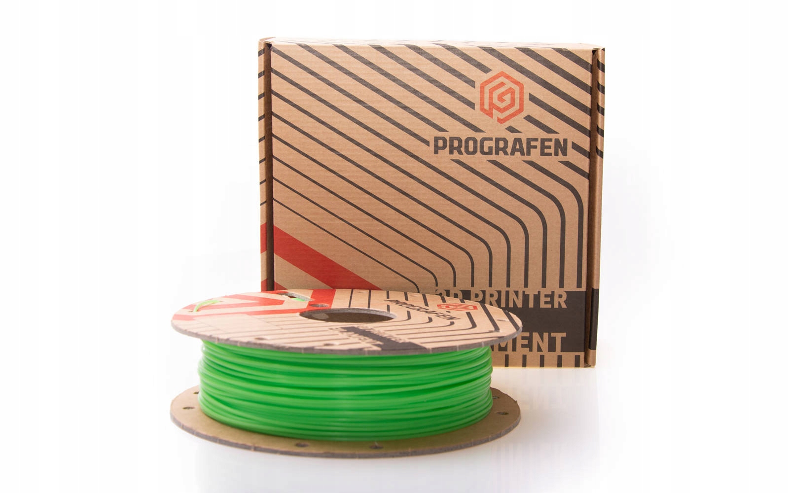 Filament Prografen PLA 1,75 mm 0,5 kg Neonowy Ziel Stan opakowania oryginalne