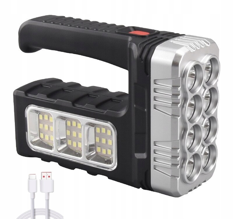 

Szperacz Latarka Akumulatorowa Solarna Usb Led