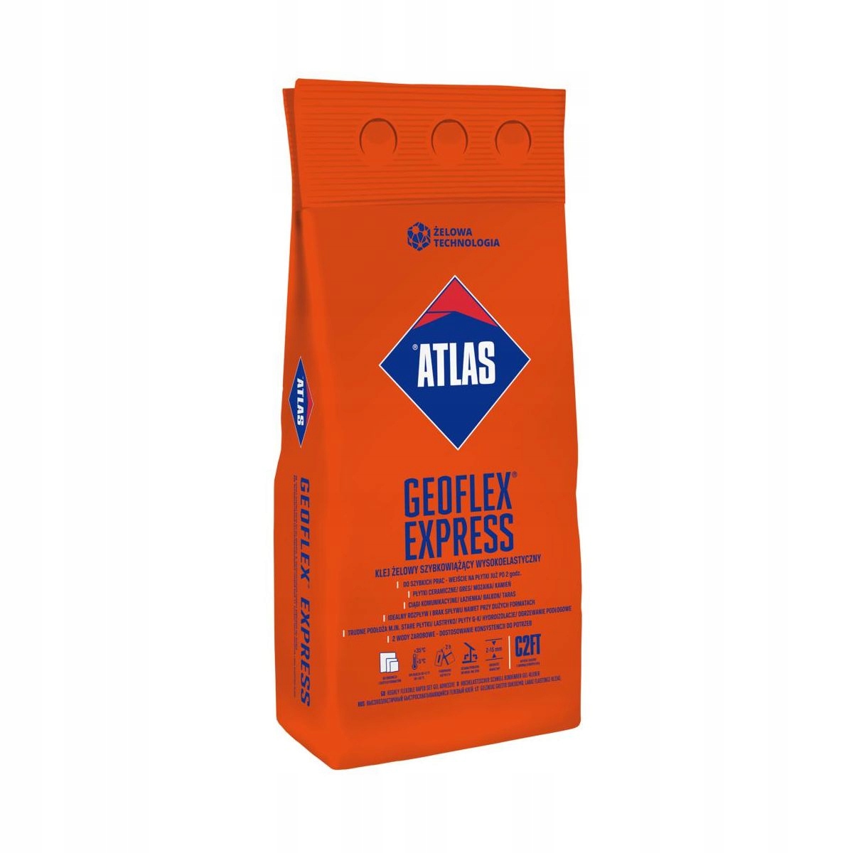 Flexible adhesive mortar GEOFLEX 5 KG ATLAS