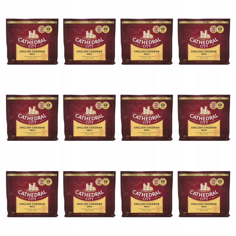 Cathedral City Cheddar Mild 200g X12