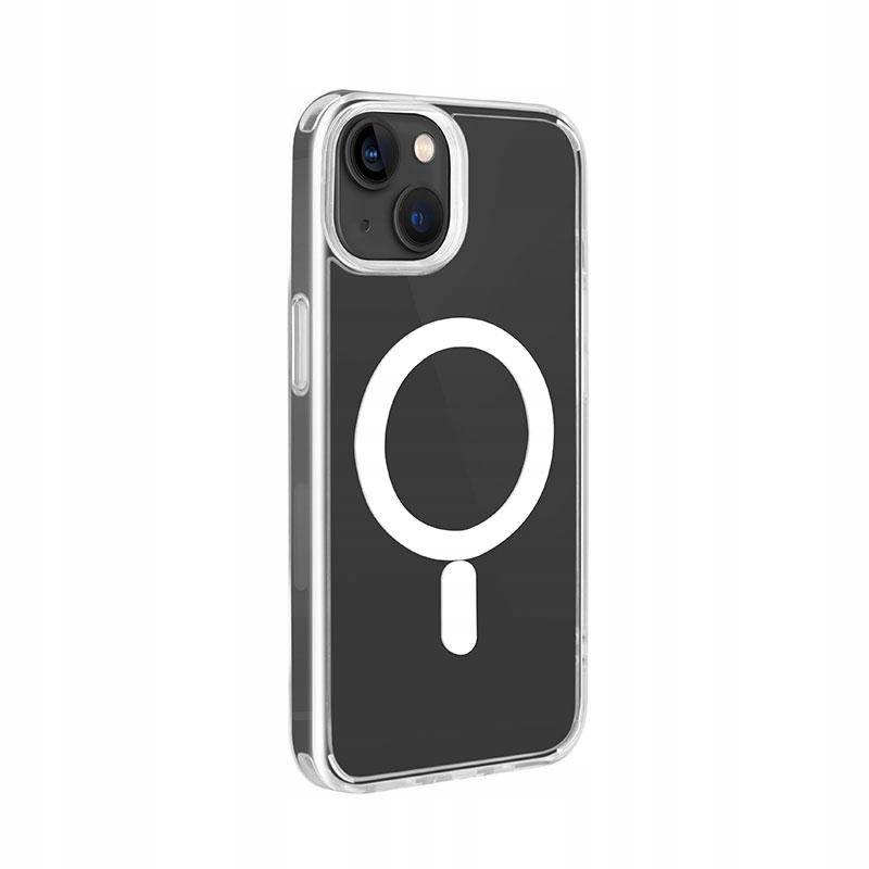 Etui silikonowe Puro Lite Mag MagSafe do iPhone 14 13 przezroczyste Puro