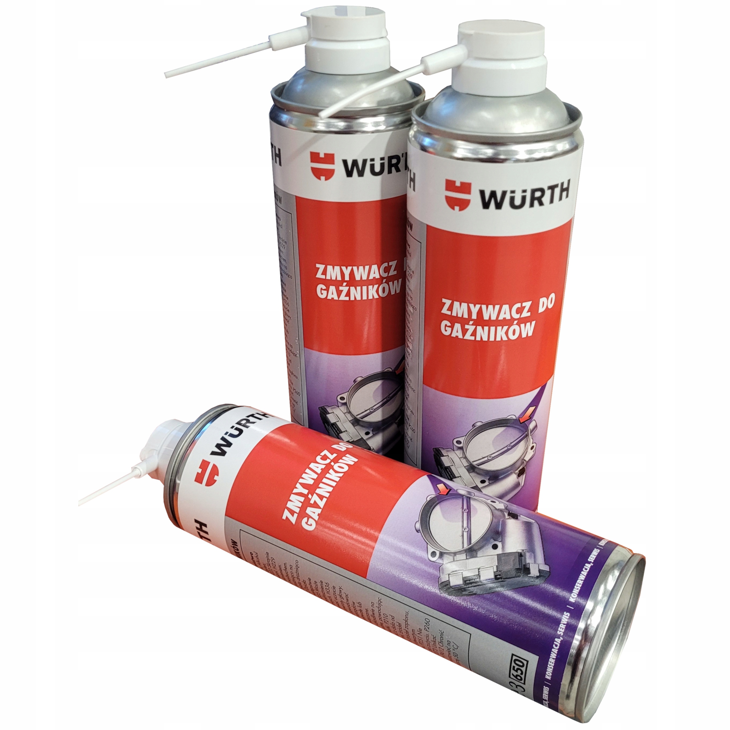 ZMYWACZ do gaźników Wurth 500 ml do czyszczenia silników ŚRODEK CZYSZCZĄCY Rodzaj czyszczenie gaźników, wtrysków