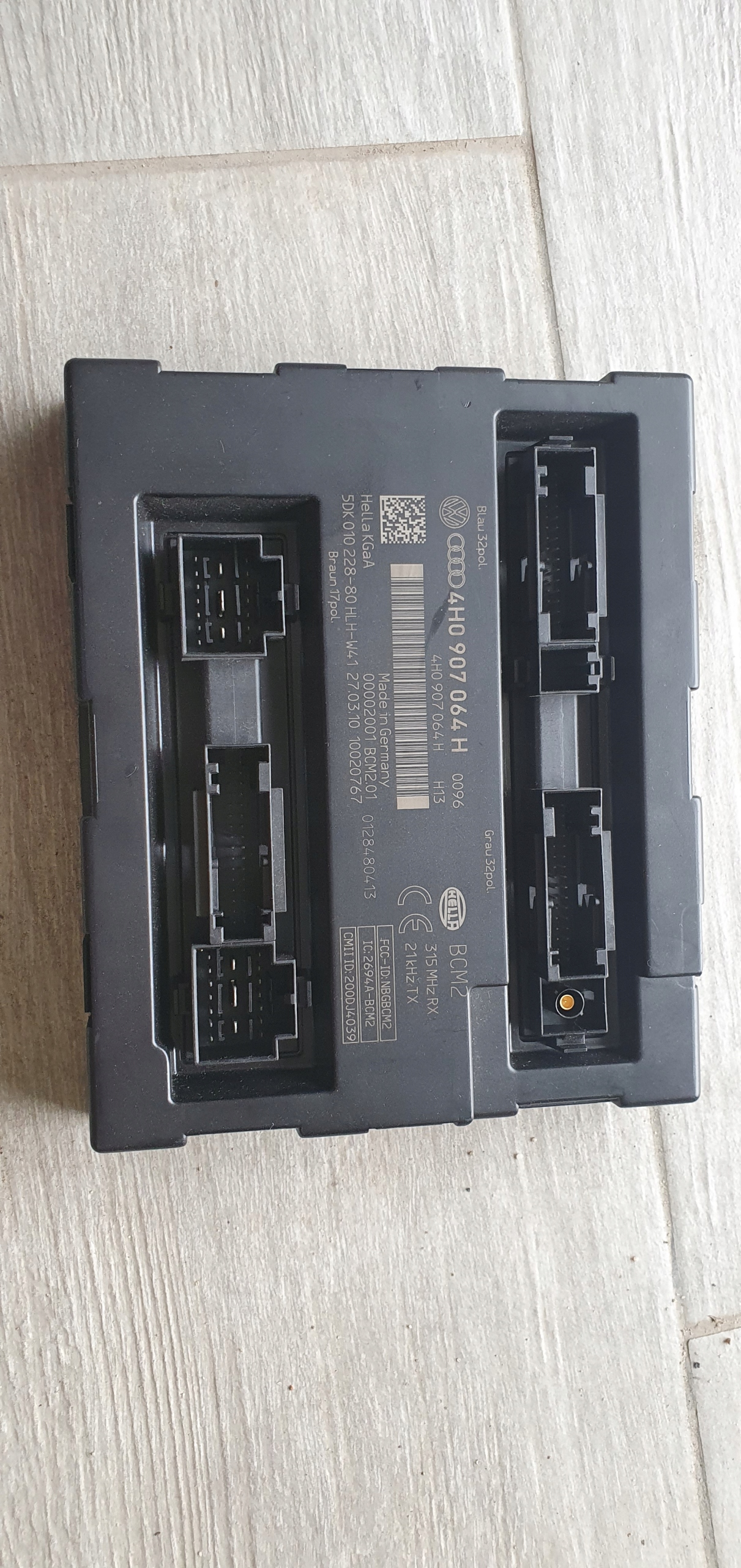 МОДУЛЬ КОМФОРТА VW TOUAREG 4H0907064H