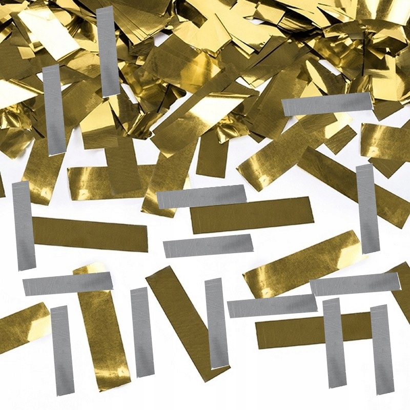 

Konfetti Metaliczne Złote Srebrne 0,5 Kg Sylwester