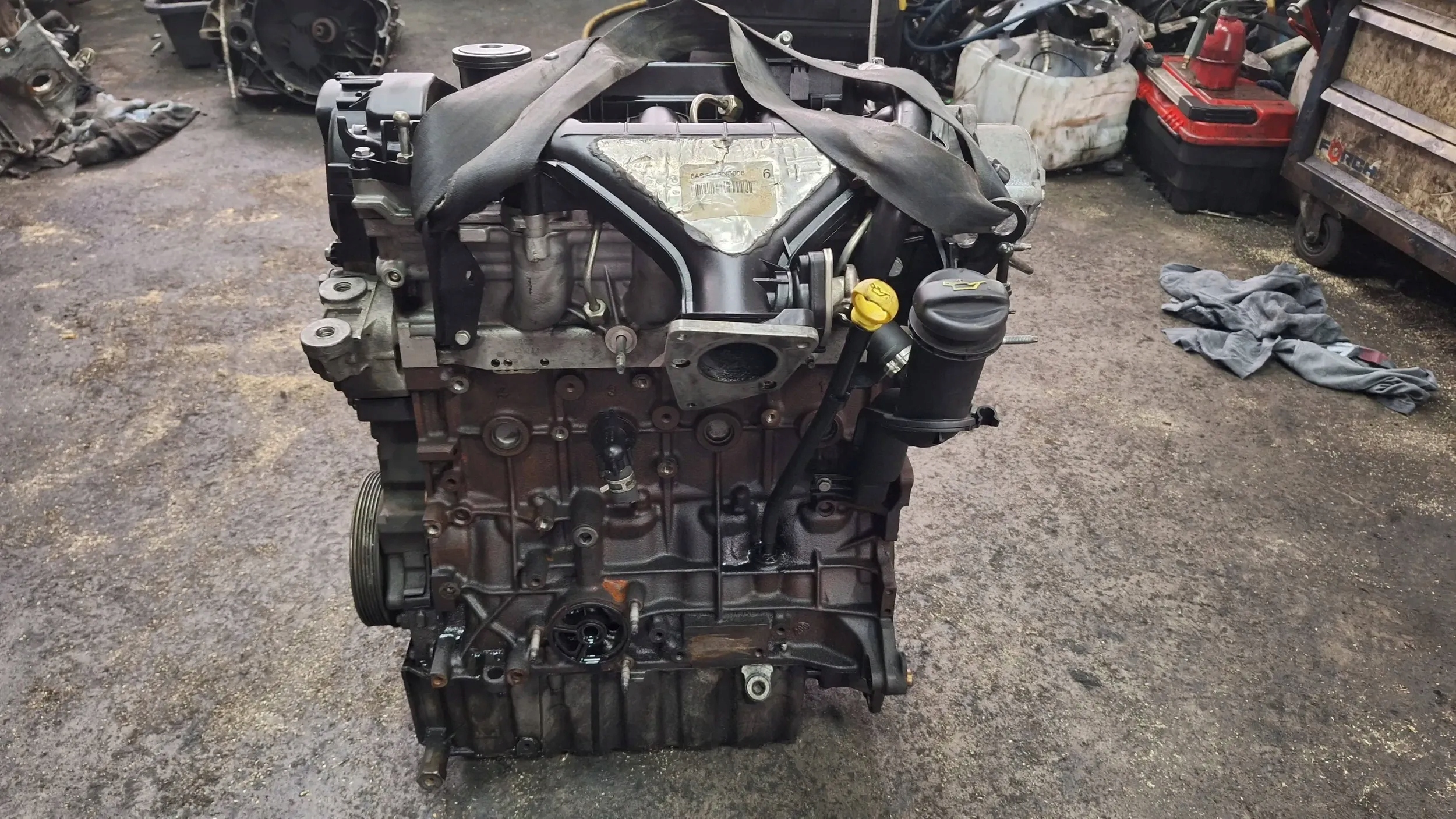 SILNIK FORD FOCUS MK2 ll C-MAX 2.0 TDCI 136KM G6DA GOŁY SŁUPEK 04-