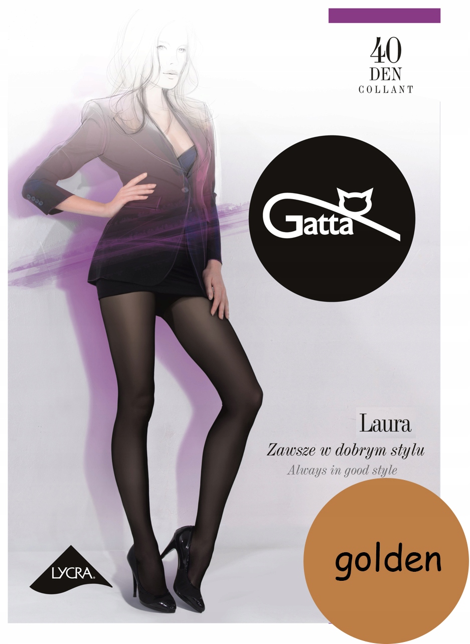 

Gatta rajstopy Laura 40 den lycra Golden 4 L