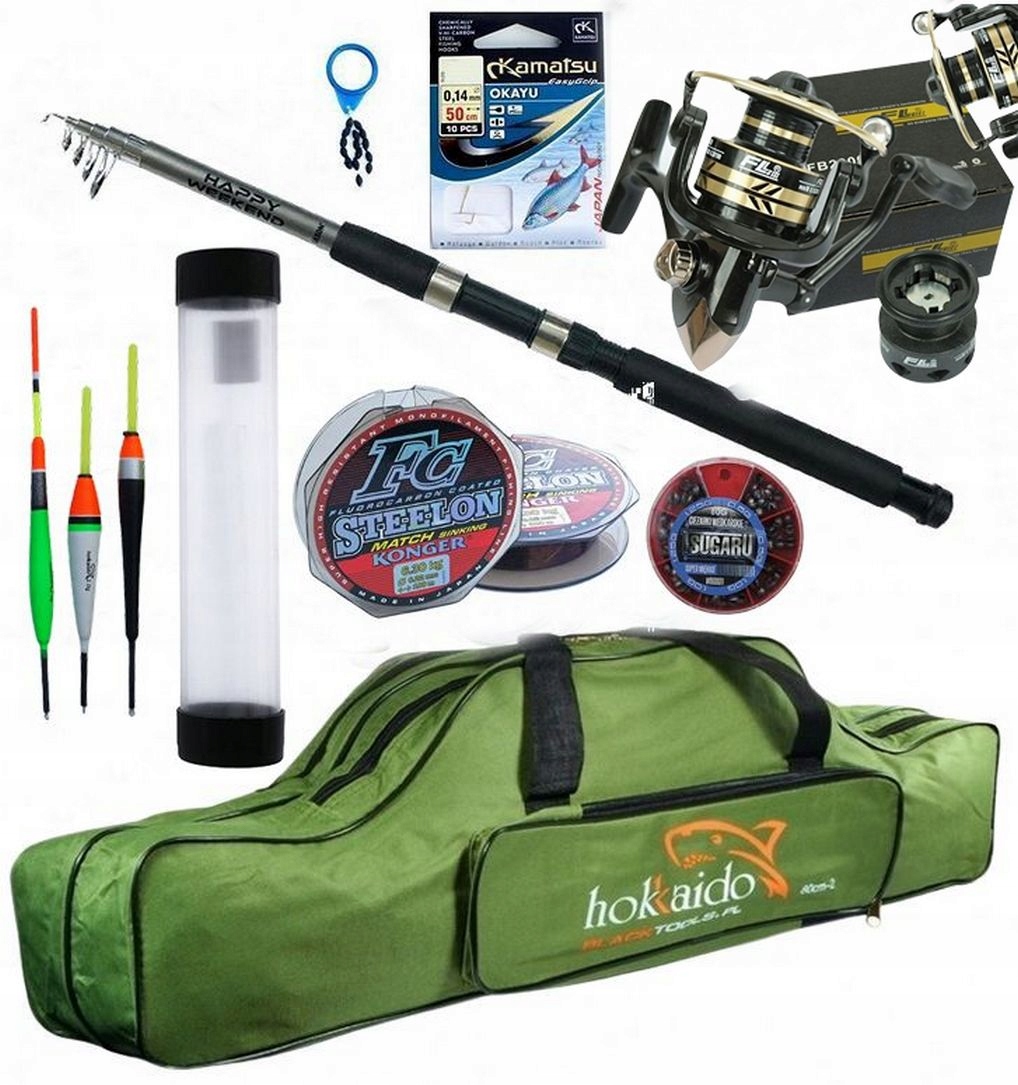 Zestaw Wędkarski Spławikowy Kompletny zestaw Na Spławik Wędka Pokrowiec