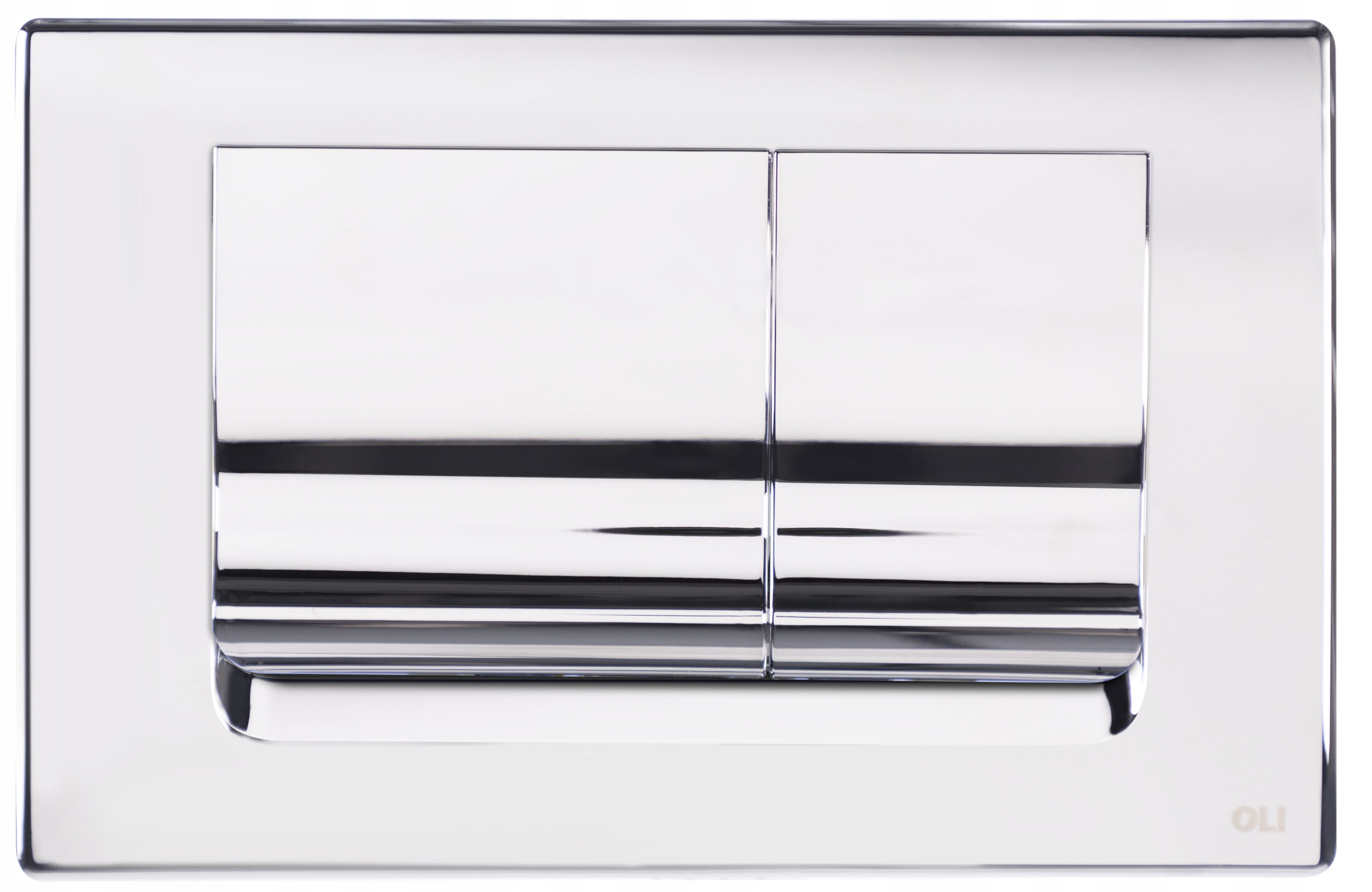 Splachovací tlačítko Ria pro podomítkový rám Koło Slim, chrom, lesk