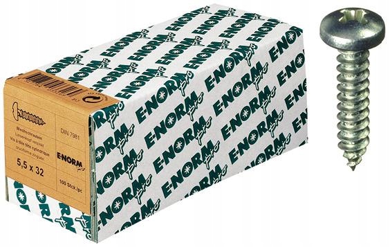 

Blachowkręty Din 7981 C ocynk Ph 2,2x6,5mm 100szt