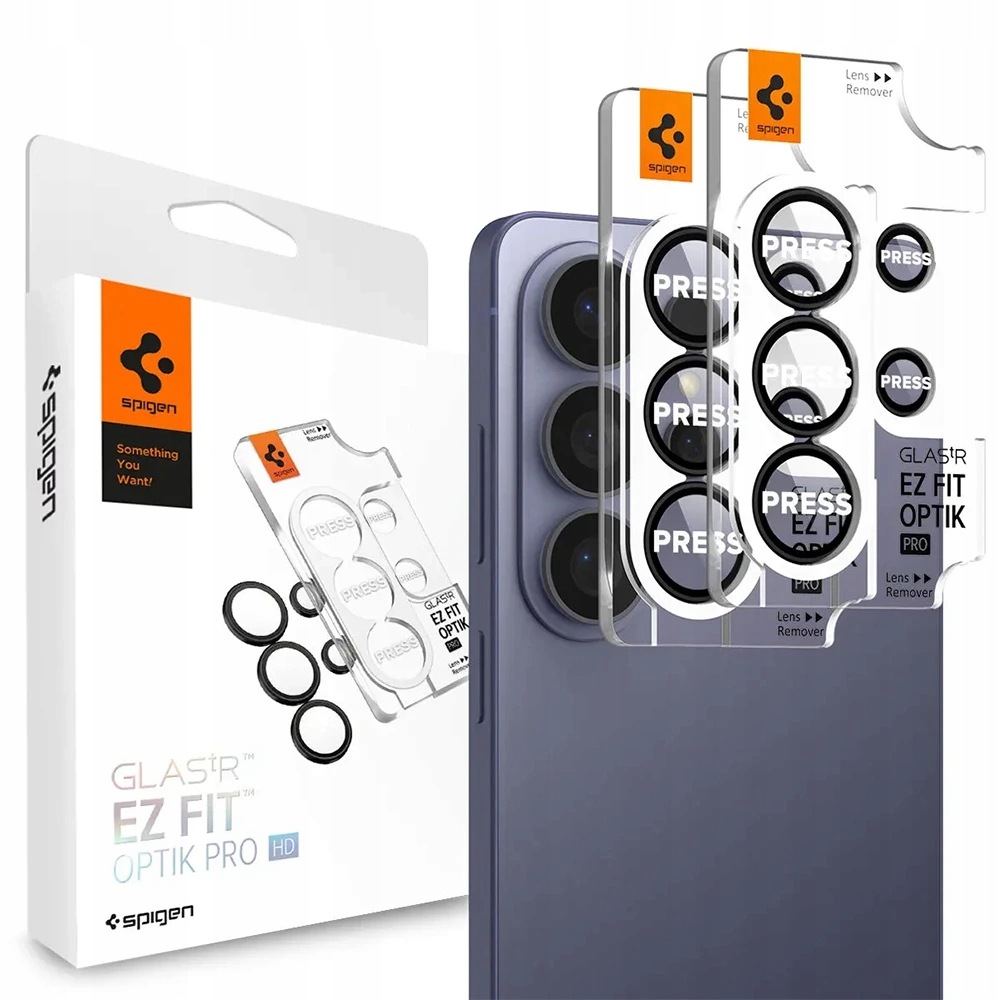 Spigen Ez Hd Glass szkło Samsung Galaxy S26 Ultra (2 szt.) czarne