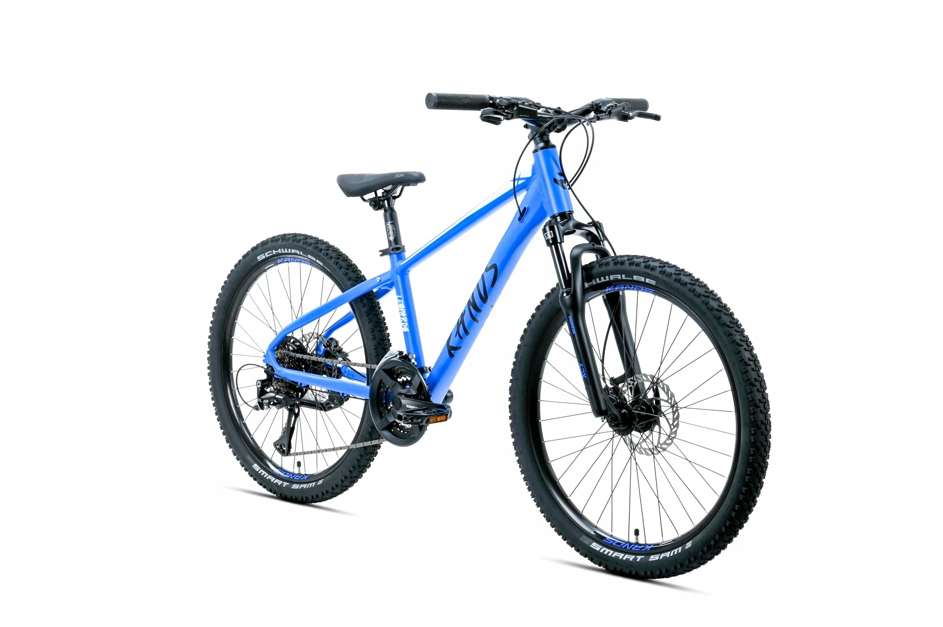 Rower młodzieżowy Mtb 24 Kands Leopardo Alu hydraulika niebieski 2026