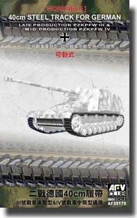 Německá dráha 40 cm pro PzKpfw III (pozdní) a PzKpfw IV (střed) 1:35 Afv Club