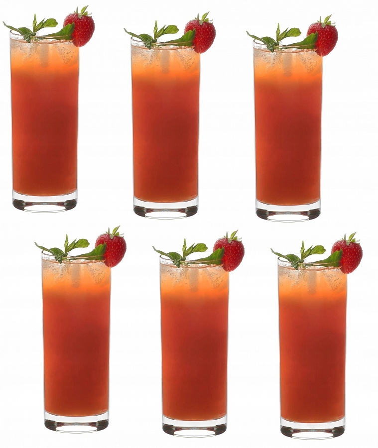 

Szklanki do drinków soków Wysokie 340 ml 6szt