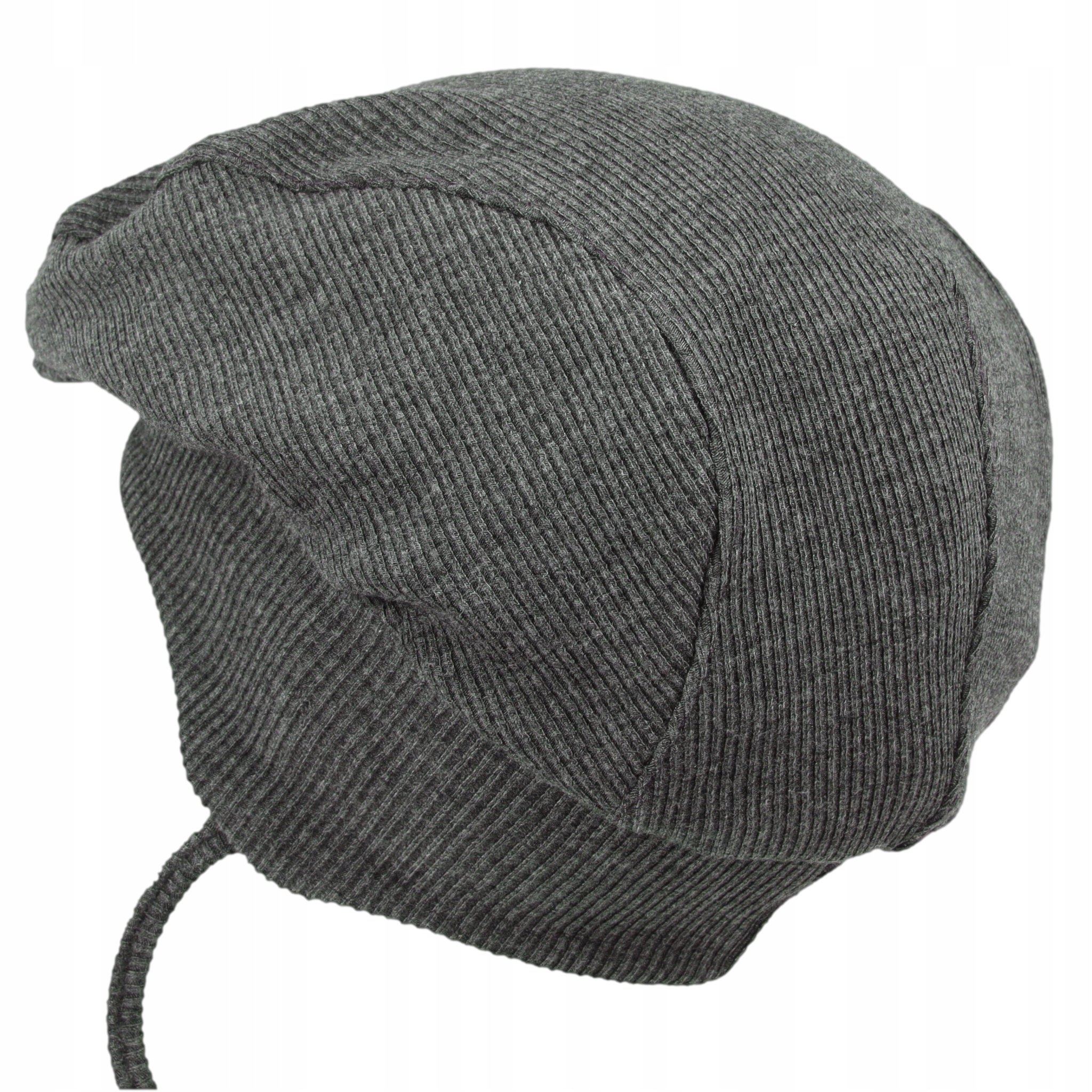 40-42 Kaszkiet prążek NA PODSZEWCE Grafit CHRZEST Marka Inna marka