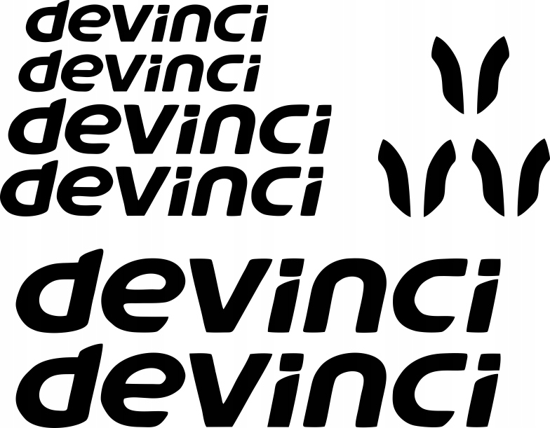 Naklejka zastępcza Devinci na rower Naklejki