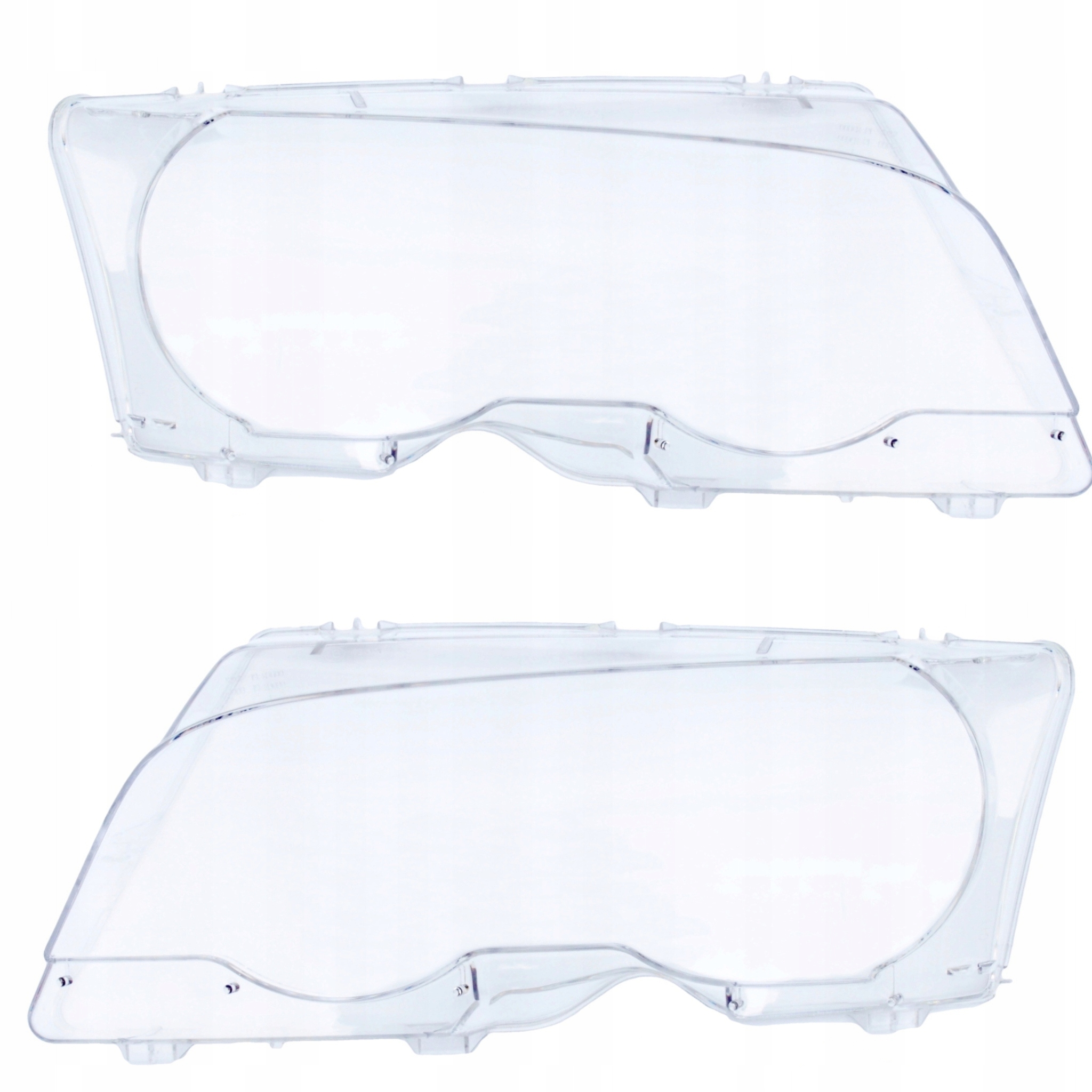 Bmw 3 E46 Coupe Cabrio 1999 Skla Světlometů Přední Pravá Levá Sada