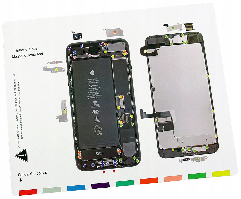 

Mata Magnetyczna Serwisowa Na Śrubki iPHONE 7+