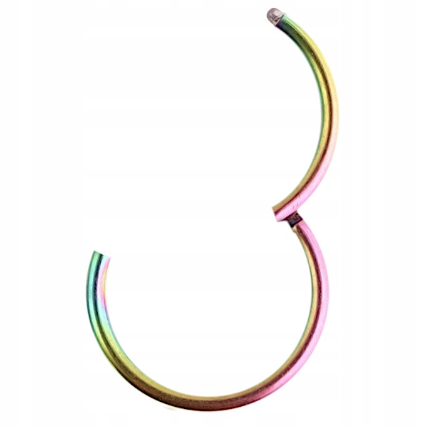 

Rainbow kolczyk Kółko Clicker Ring S 316L 0,8/8 mm