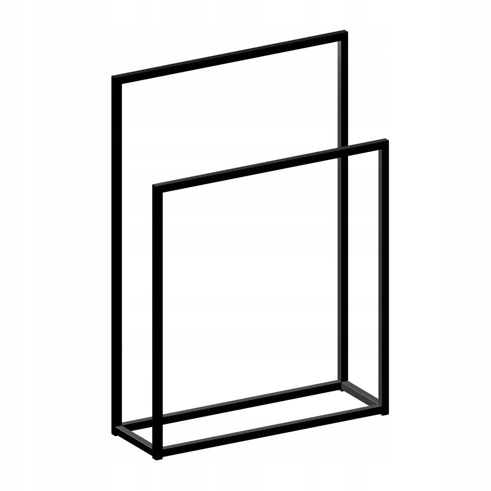 

Stojak na ręczniki Loft Gamet 600 czarny podwójny