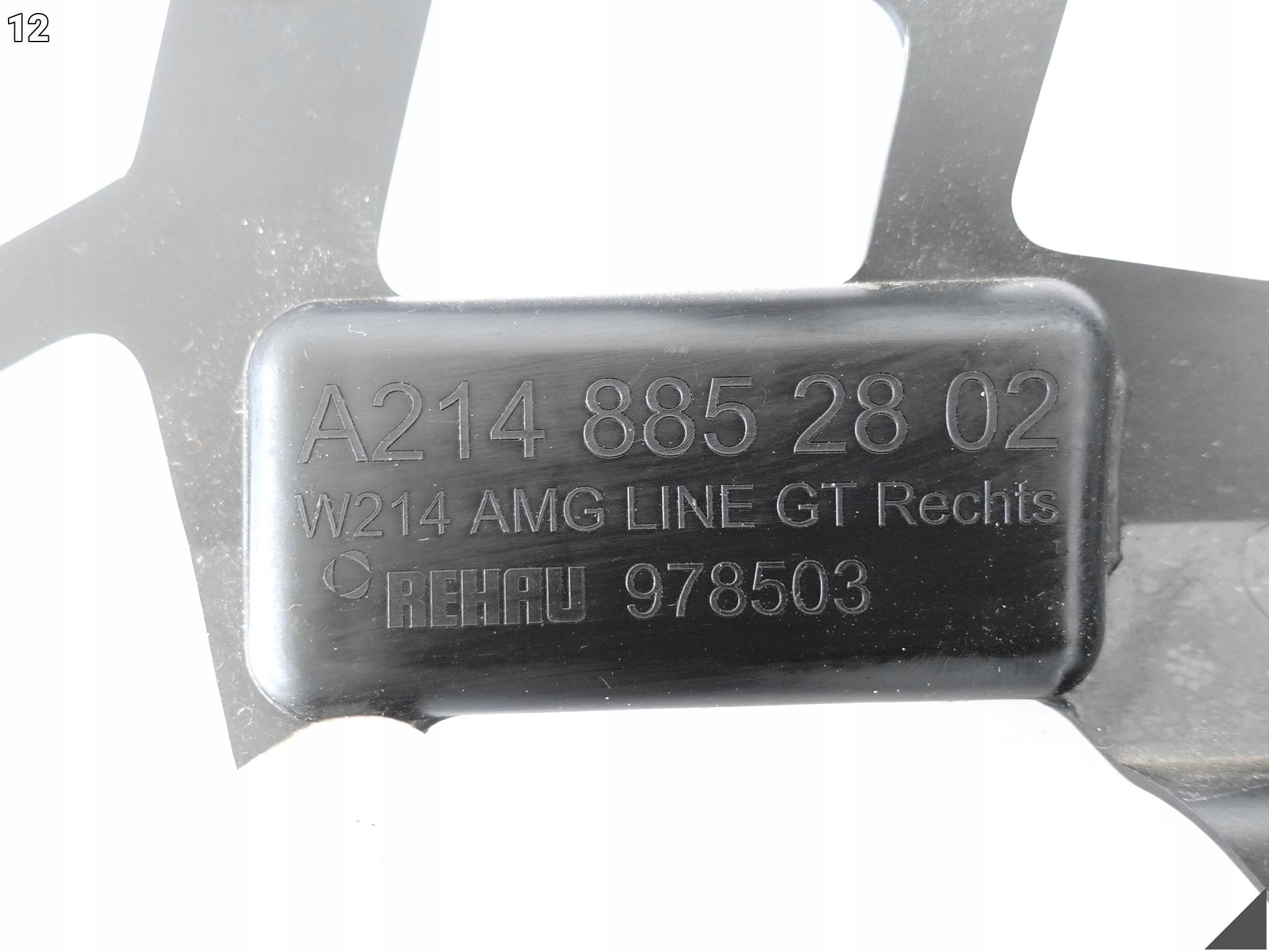 MERCEDES E-KLASA W214 AMG LINE 23- support holder W bumper front right