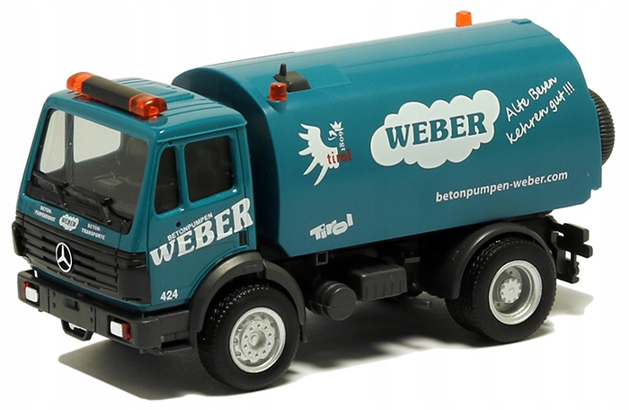 Herpa 942768 Mercedes Sk Zametací stroj Weber Betonpumpen