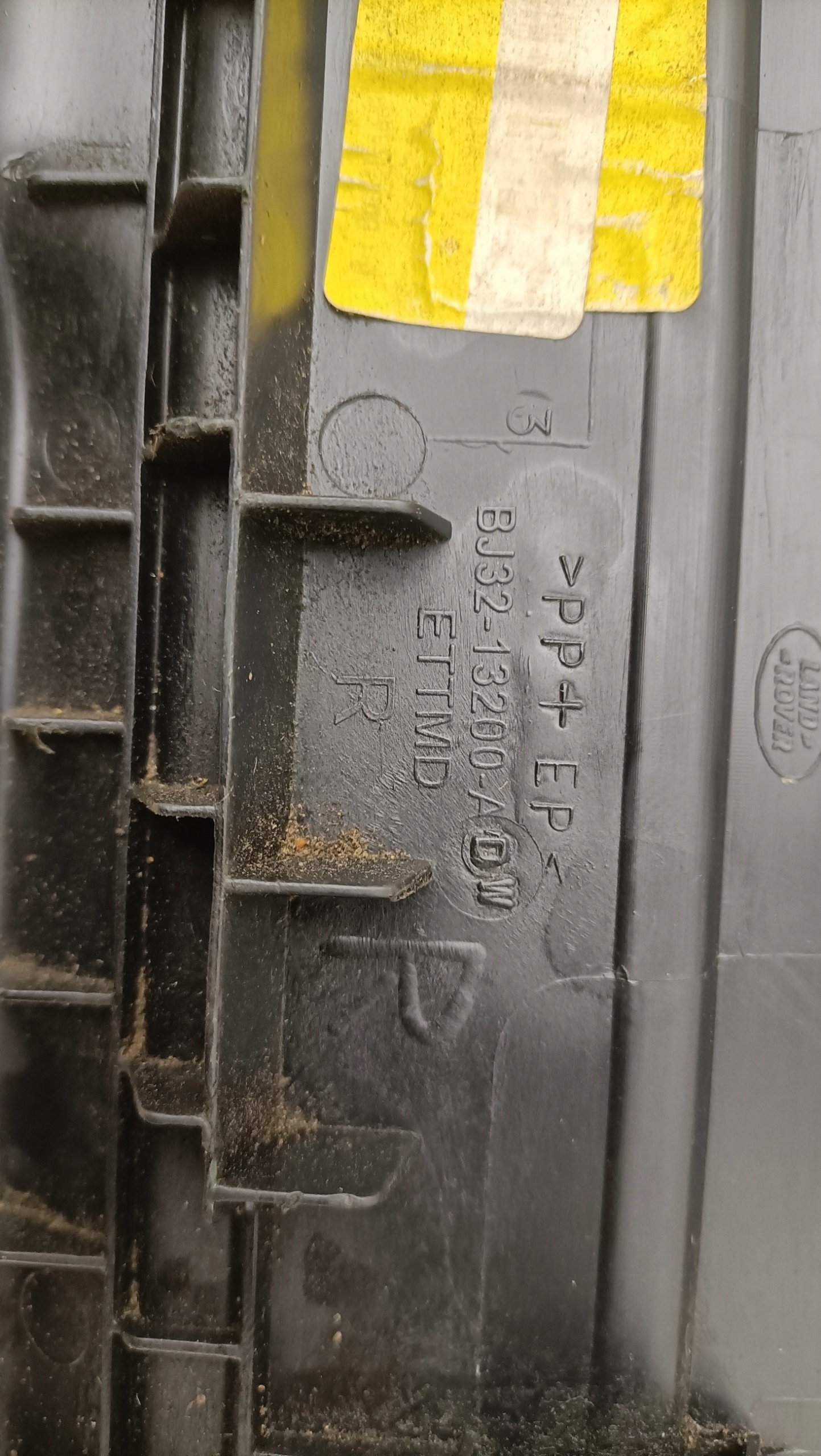 RANGE ROVER EVOQUE L538 moulding cap of the threshold right front PAK23/378