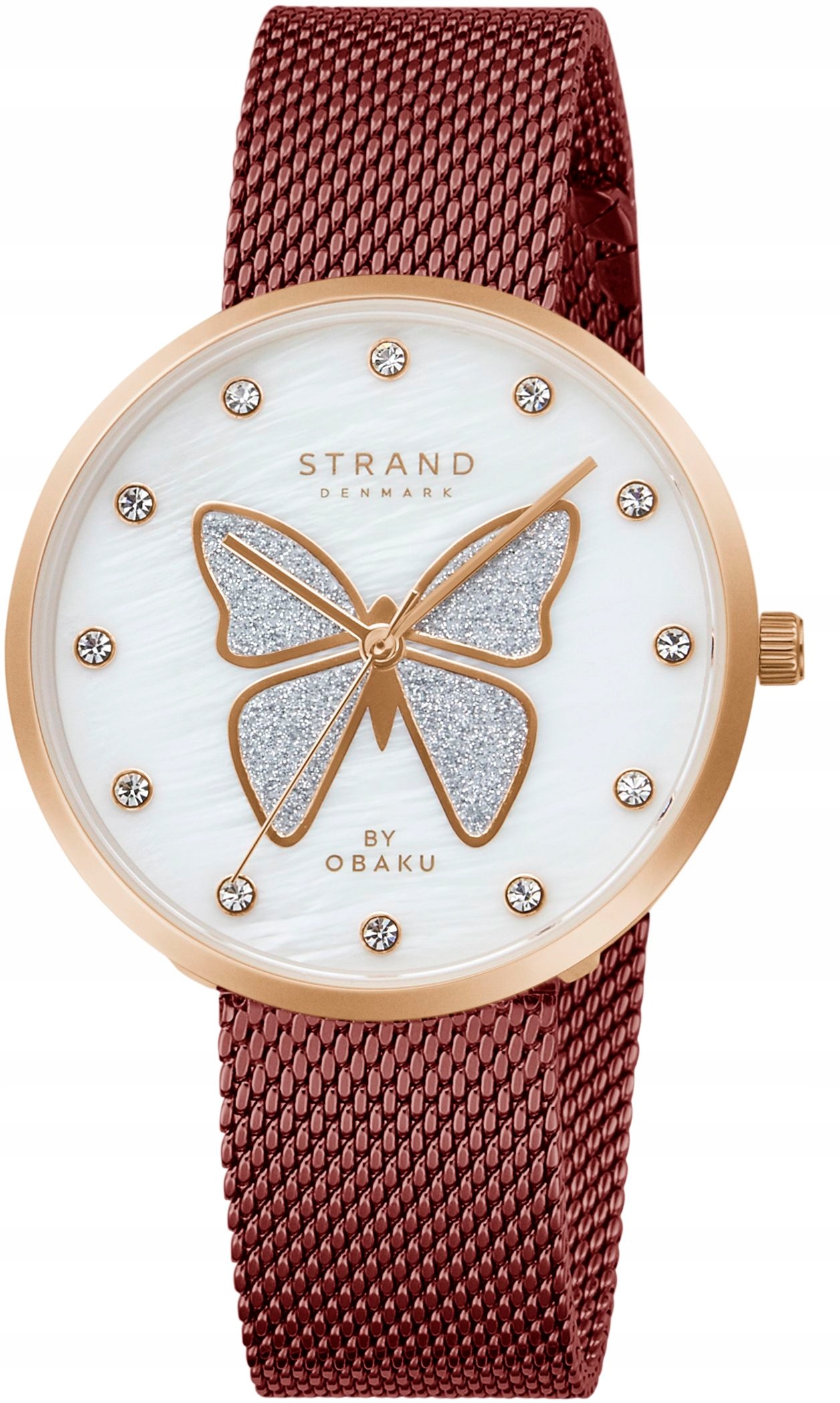 Nový originální dámský náramek Strand by Obaku S700LXVWMD-DB, krabička