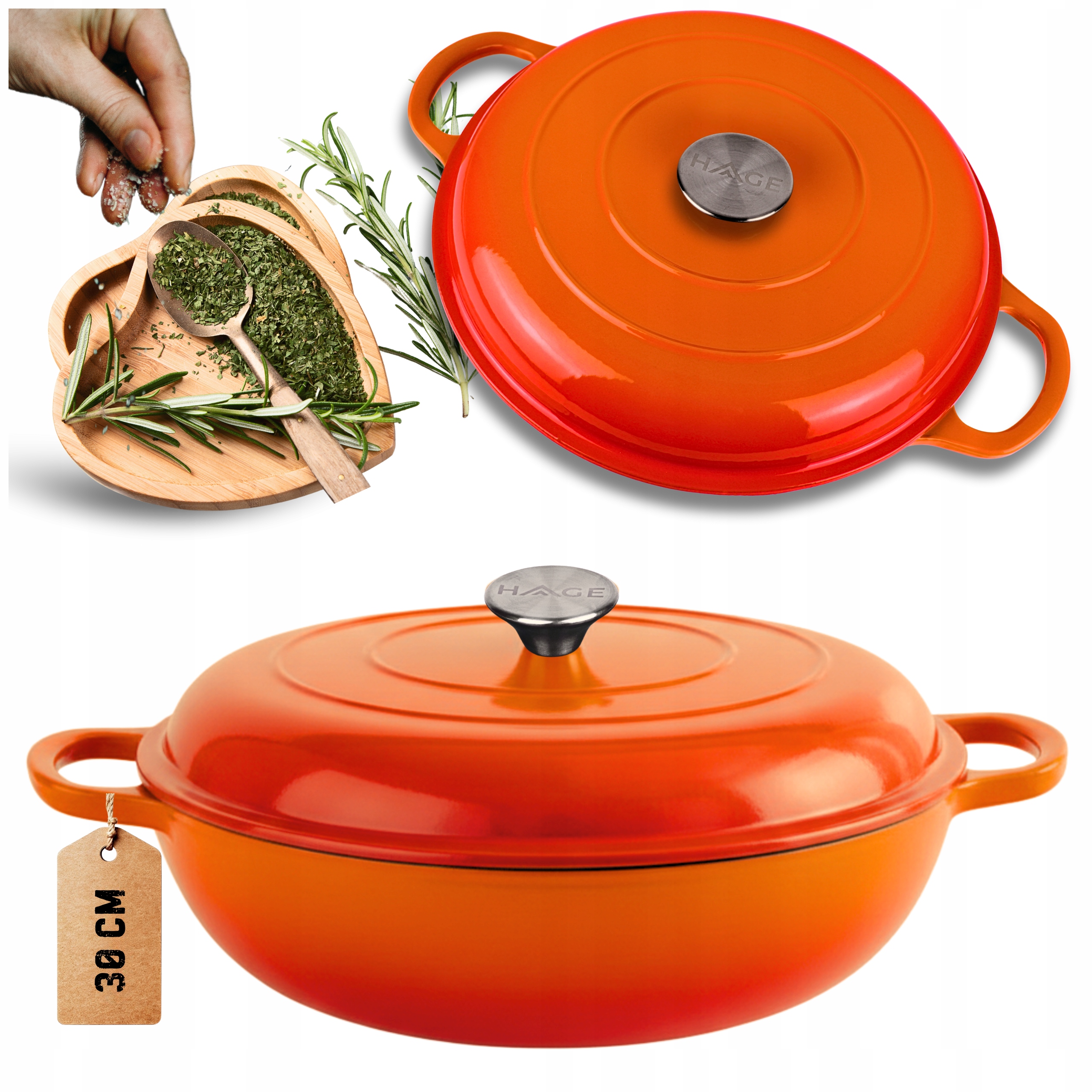 Hrnec Z Litiny, Nízká Indukce, Plyn, Trouba, Pánev Pekáč