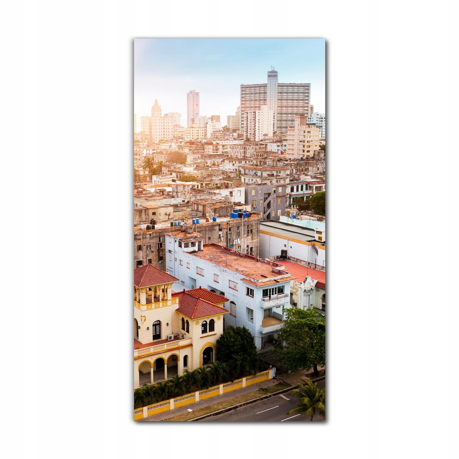 

Foto-obraz szklany do salonu 70x140 Uliczki Kuba