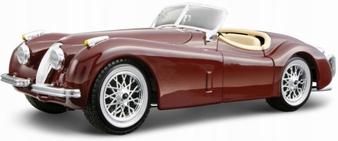 Jaguar Xk 120 roadster 1951 hnědá Bburago 22018