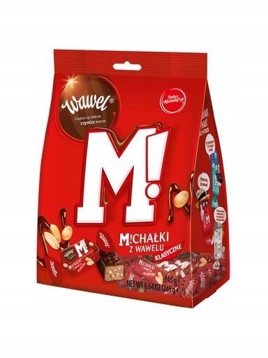 Levně 4x245g Wawel Michałki z Wawelu Klasické Bonbóny
