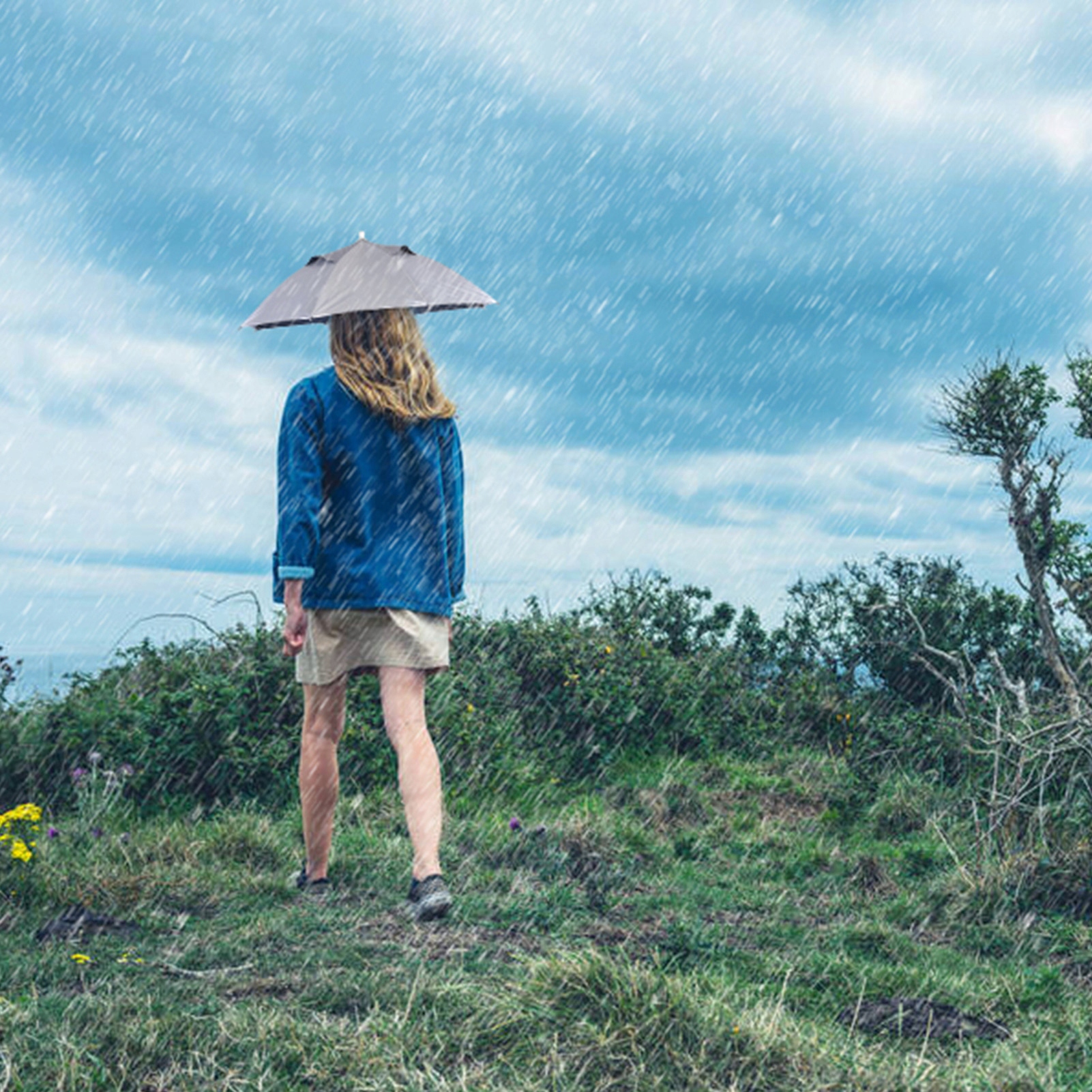 CZAPKA PARASOLKA NA GŁOWĘ WĘDKARSKI KAPELUSZ Marka inna