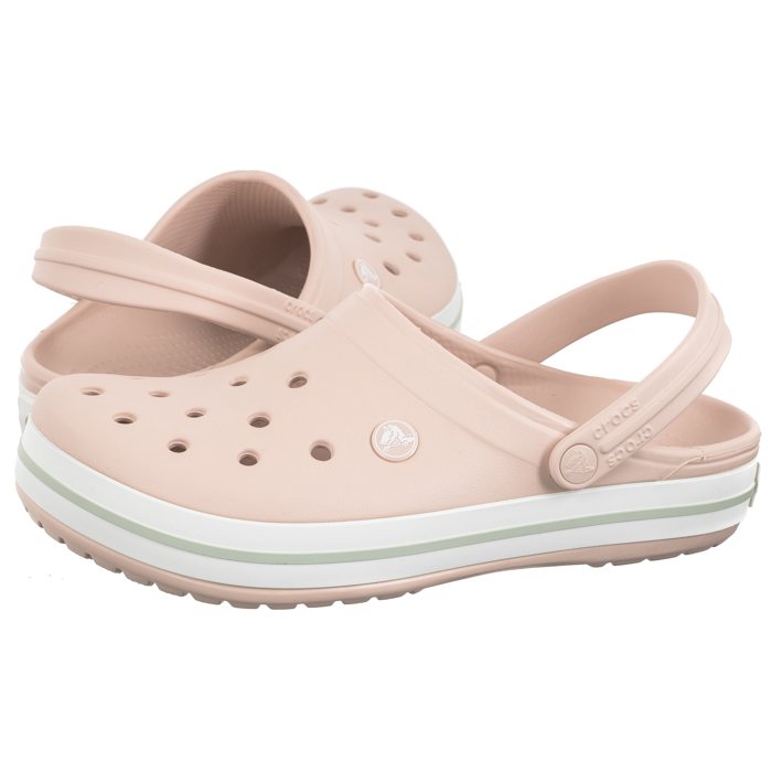 Letní boty Nazouváky Dámské Crocs Crocband Quartz 11016-6UR Béžové