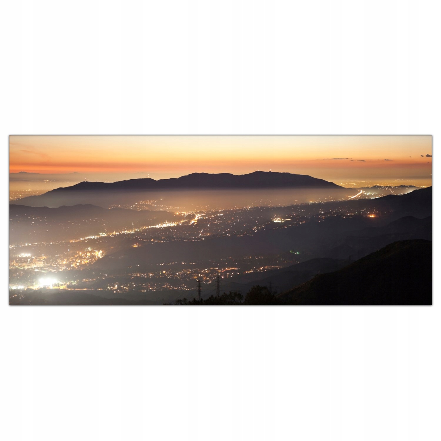 

Obraz na szkle Foto Los Angeles Miasto Noc 125x50
