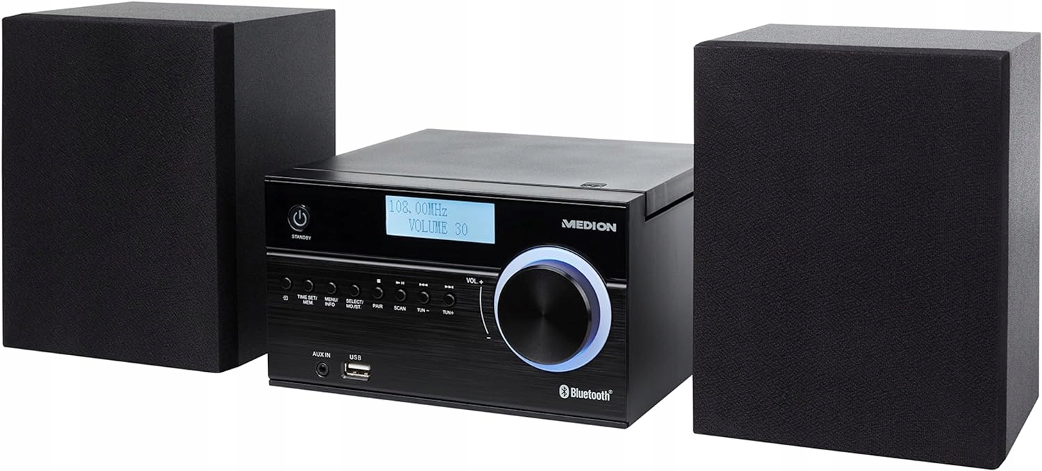 Mikro Wieża stereo Medion MD44088 odtwarzacz CD Dab radio cyfrowe