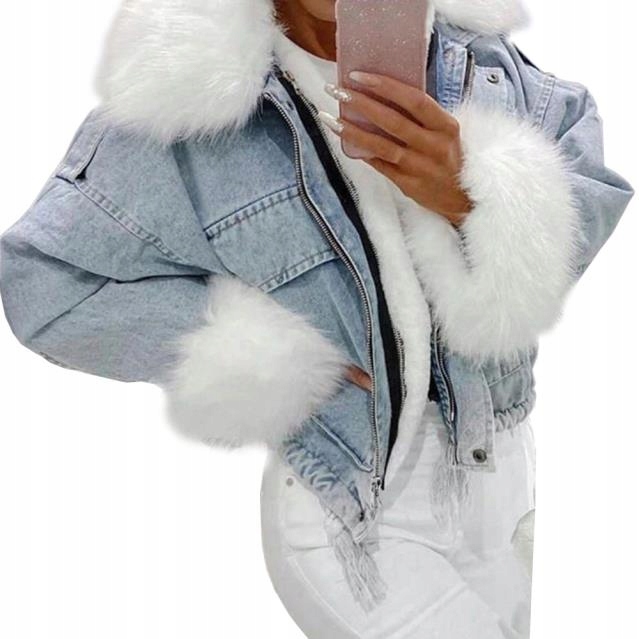 

Kurtka Jeansowa Z Futerkiem Katana Futerko Miś U