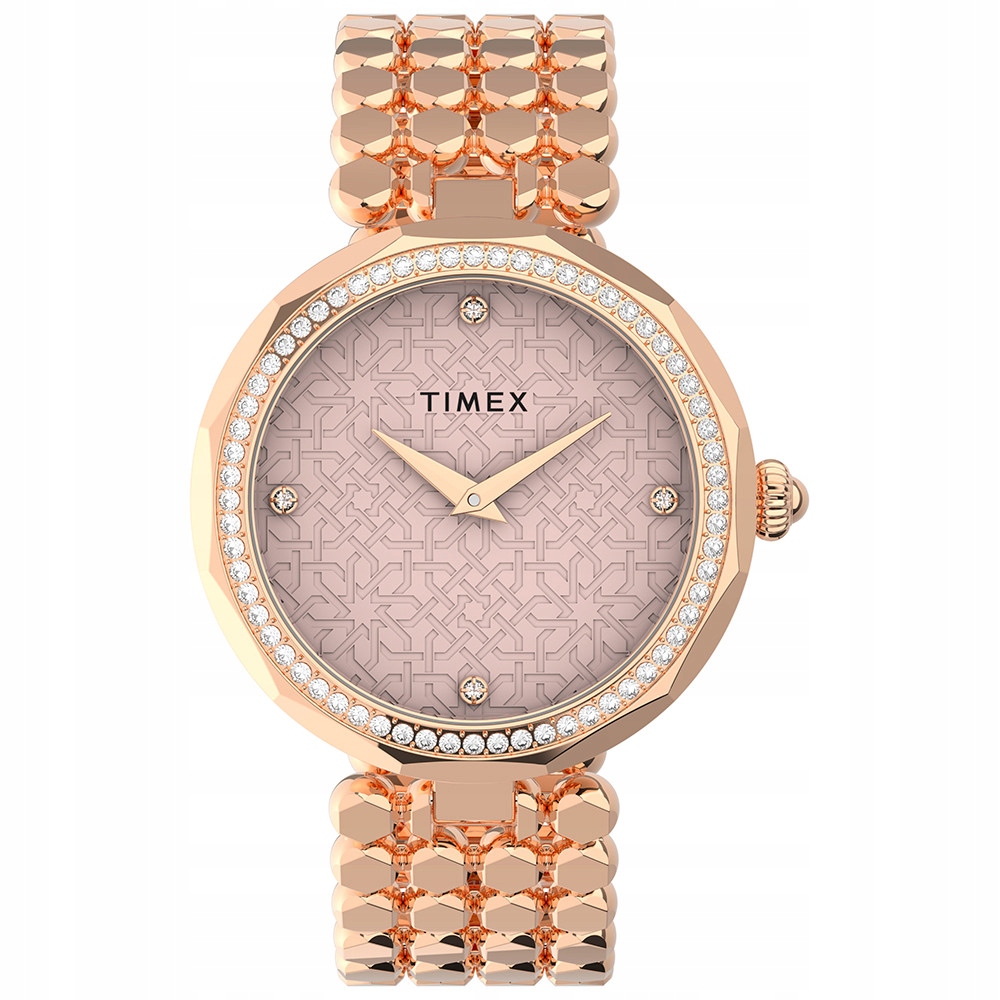 Dámské hodinky Timex TW2V02800 Zirkony růžové zlo