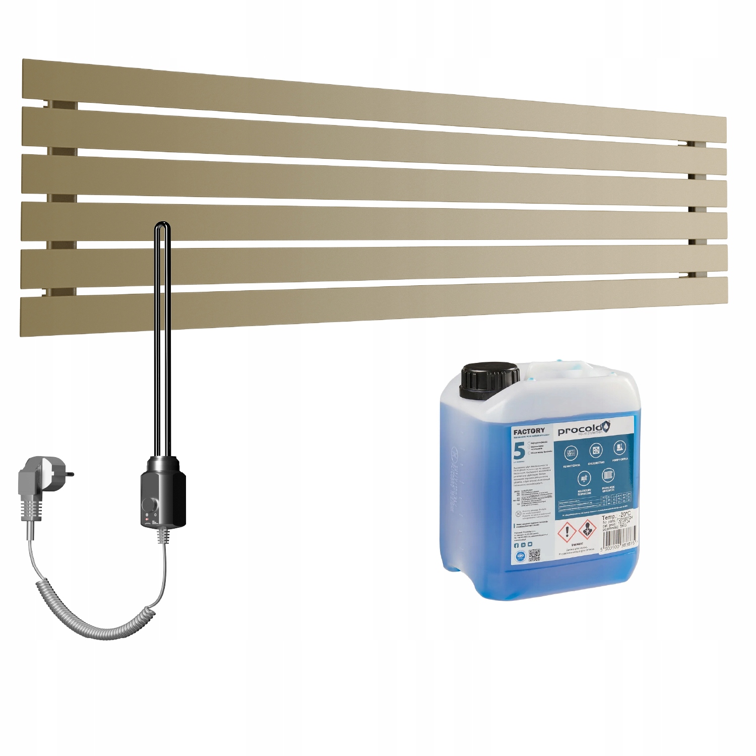 Set Horizontální elektrický ohřívač Bello 45x100 Quartz 2