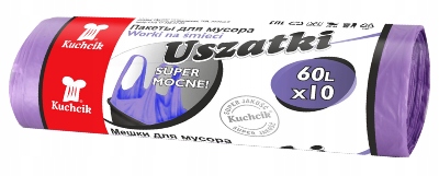 

Worki Uszatki na odpady Mocne 60L Kuchcik